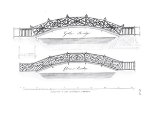 Dessins pour des ponts de jardin, publié en 1773