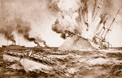Destruction du Dresden au large de Fernandez le 14 mars 1915, 1914-19