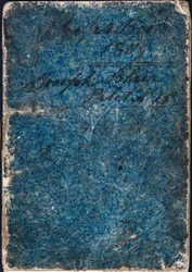 Journal contenant les détails du navire, de la date, du capitaine, du pays, de la destination, du départ, du poids et du tirant d