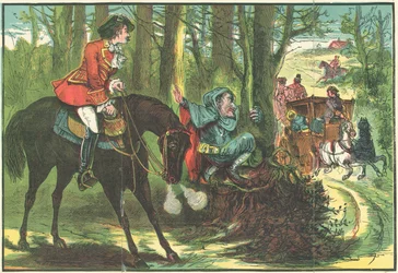 Dick Turpin et le Nain Bleu empêchent un crime cruel