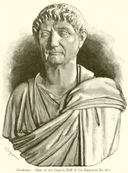 Dioclétien (Buste du Capitole, Salle des Empereurs, No. 80)