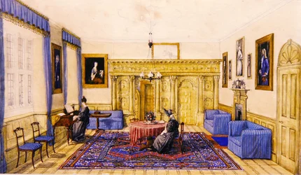 Intérieur de salon d