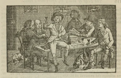 Boire dans une taverne londonienne