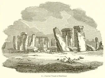 Temple druidique à Stonehenge