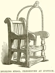 Chaise de canard. Conservée à Ipswich