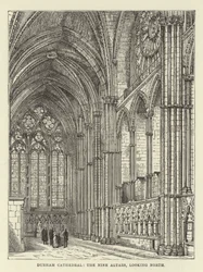 Cathédrale de Durham, les Neuf Autels, vue vers le nord