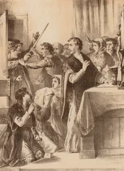 Edmund Genings, "A ouvert la porte de la chambre où il célébrait"