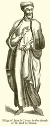 Effigie de Jean de Dreux, dans l