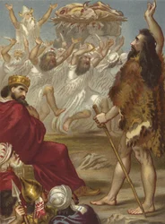 Élie et les prêtres de Baal sur le mont Carmel
