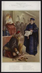 Ellen Terry en Portia dans Le Marchand de Venise