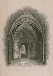 Entrée des cloîtres depuis le Deans Yard, Abbaye de Westminster, Londres