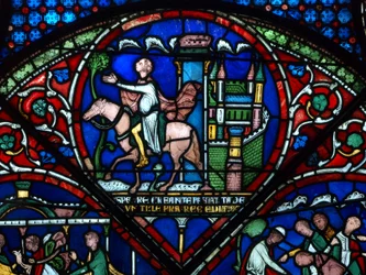 Équestre, début du 13ème siècle