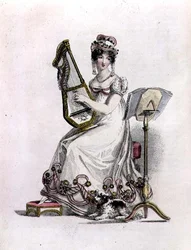 Robe de Soirée/Opéra, planche de mode de l