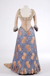 Robe de soirée, années 1880