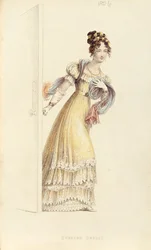 Robe de soirée, planche de mode de Ackermann