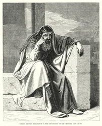 Ézéchiel montrant la résignation à la dispensation de Dieu, Ézéchiel XXIV