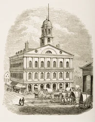 Faneuil Hall, Boston, c.1870, de 