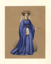 Mode sous les règnes des rois Henri IV et V, illustration de 