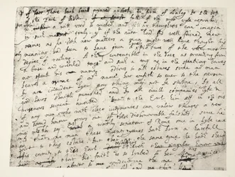 Première demi-page de la défense de Sir Philip Sidney du comte de Leicester