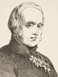 Fitzroy James Henry Somerset, 1er baron Raglan, extrait de « The National and Domestic History of England » de William Hickman Smith Aubrey (1858-1916), publié à Londres, vers 1890
