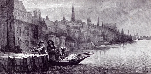 Fuite du roi Jacques le matin du 11 décembre 1688, de 