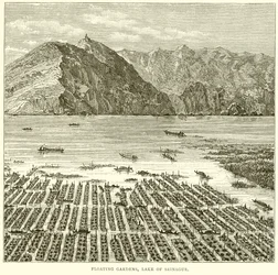 Jardins flottants, lac de Srinagur