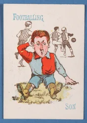 Fils footballer, du jeu de cartes Happy Families, c.1890-1900
