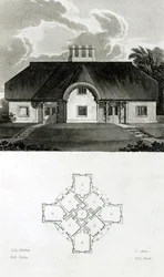 Quatre Cottages, 1818