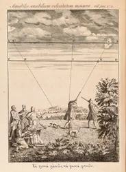 Frontispice de The Method of Fluxons and Infinite Series par Isaac Newton, Londres, 1736