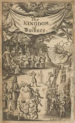 Frontispice de Nathaniel Crouch, Le Royaume des Ténèbres