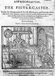 Frontispice de Astrologaster, ou le Figure-Caster par John Melton, publié en 1620