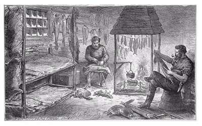Trappeurs de fourrures au Canada, 1880