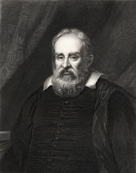 Galileo Galilei (1564-1642) de La Galerie des Portraits, publiée en 1833