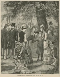 Garden-party à Marlborough House le 23 juillet 1883