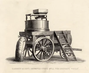 Garrett and Sons Improved Stone Mill for Grinding Wheat