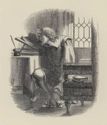 Poème de George Herbert, Chagrin (gravure)