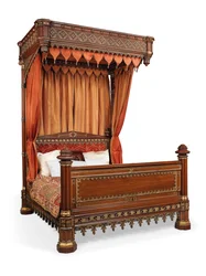 Lit à baldaquin de George IV, vers 1830