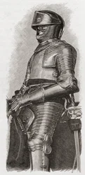 Armure dorée offerte à Charles Ier par la ville de Londres, tirée de 