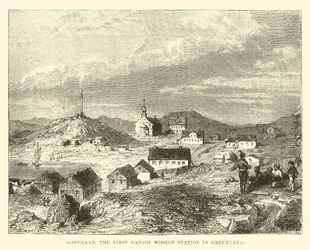 Godthaab, la première station missionnaire danoise au Groenland