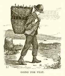 Aller chercher de la tourbe