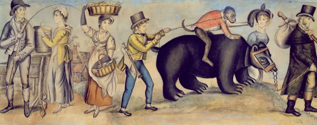 Aller à la foire, (détail) d