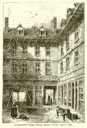 Maison de Goldsmith, Green Arbour Court, vers 1800