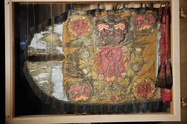Guidon des 21e Dragons Légers du Marquis de Granby, vers 1760