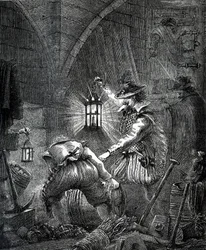 Complot de la poudre : Conspiration des catholiques (gravure)