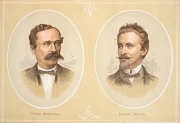 Gustav Nachtigal et Gerard Rohlfs, illustration de l