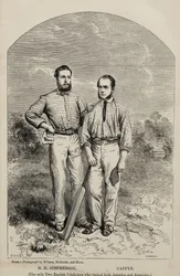 H.H. Stephenson et William Caffyn (impression)