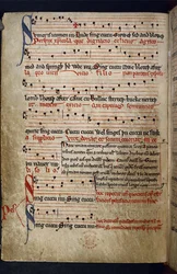 Harley MS 978 f.11v Musical Miscellany, from 