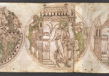 Rondel de St Guthlac (étiqueté 