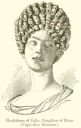 Coiffure de Julia, fille de Titus (Musée du Capitole)