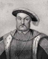 Henri VIII, gravé par Bocquet, de 